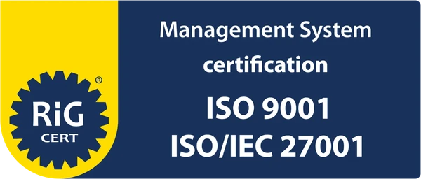 RIGCERT ISO 9001, ISO/IEC 27001